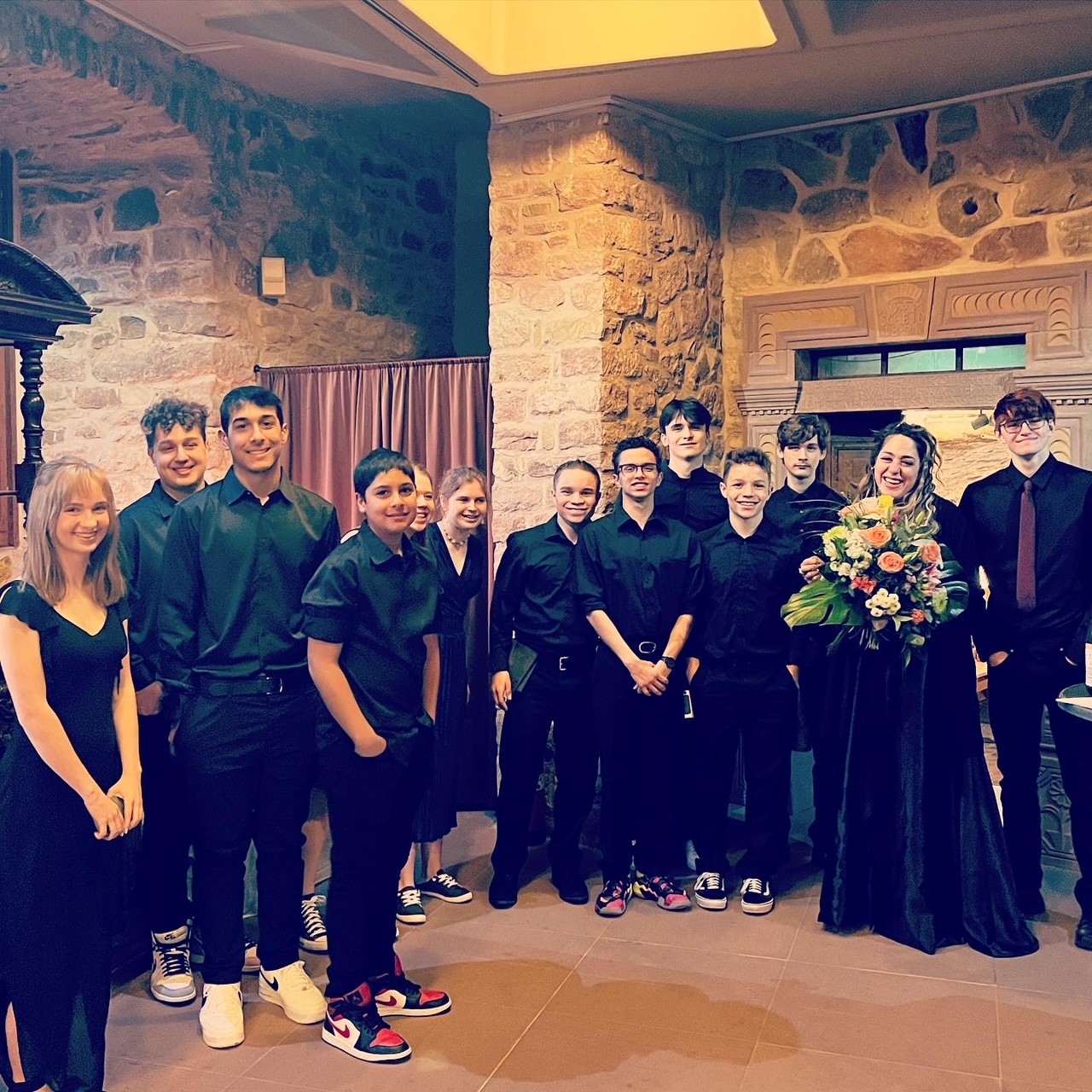 Young and Worthy youth together after a special event